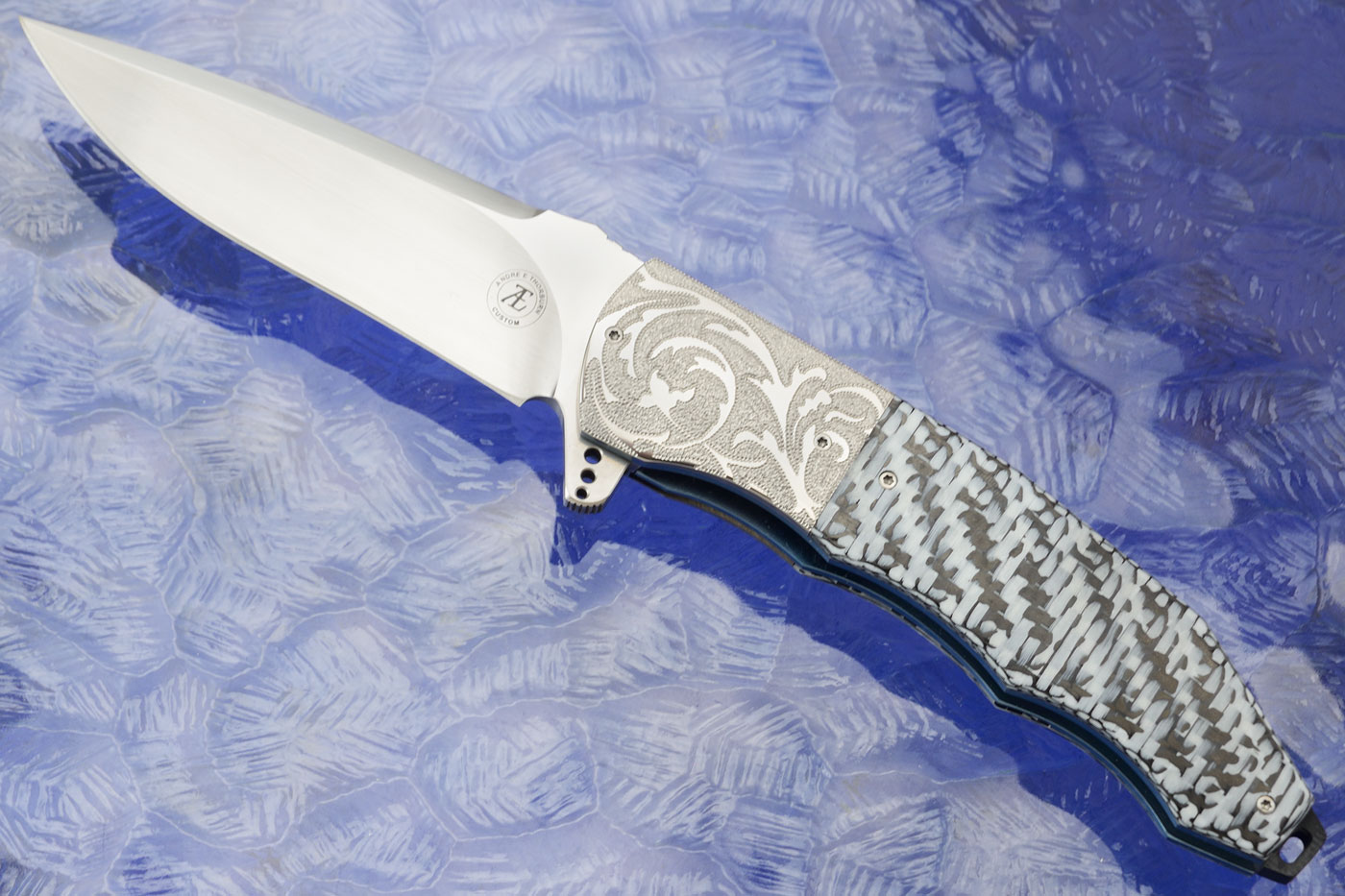 L53 Flipper with Black and White Carbon Fiber (Ceramic IKBS) - CTS-XHP