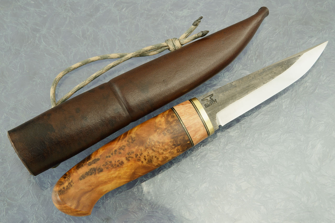 Hunter/Utility (Model L) with Camphor Burl and Maple Burl