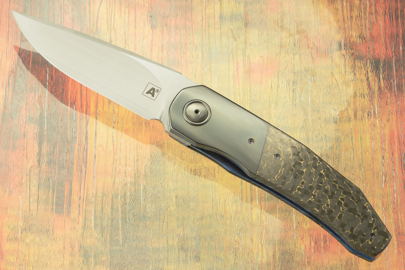 A9 Front Flipper with Nitrobe 77 and Snakeskin Carbon Fiber (Dual Row Ceramic IKBS)