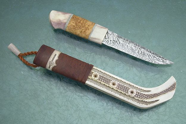 Sami Style Half Horn Knife