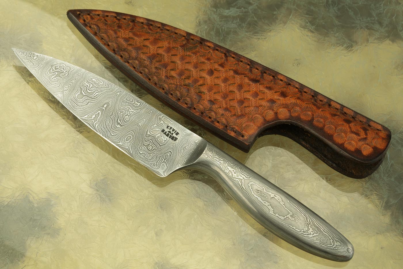 Integral Damascus Chef's Utility Knife (4-2/3
