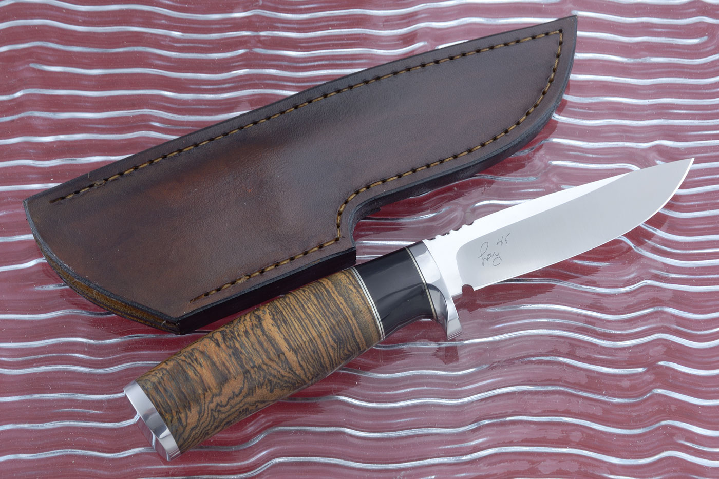 Personal with Bocote and Buffalo Horn (45th Anniversary Knife)