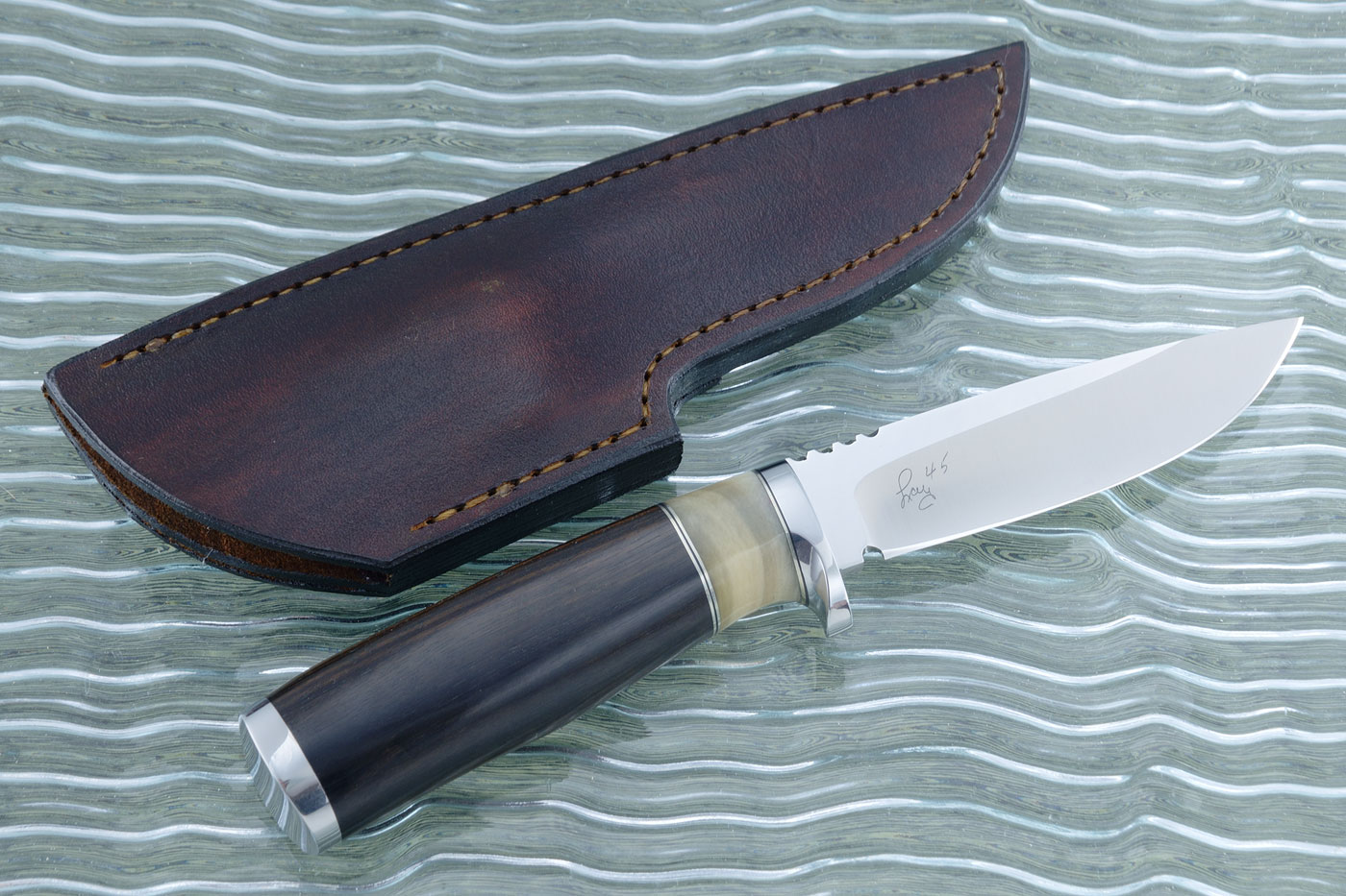 Personal with Mun Ebony and Sheep Horn (45th Anniversary Knife)