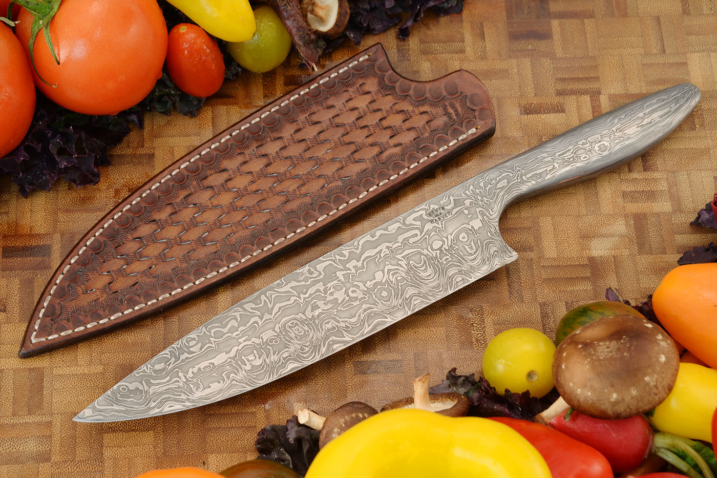 Integral Damascus Chef's Knife (7