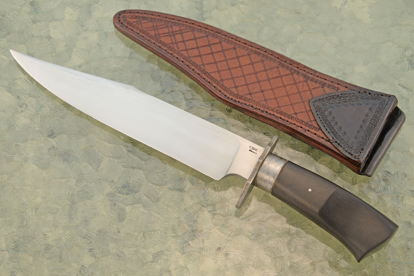 Southwest Bowie with African Blackwood and Wrought Iron