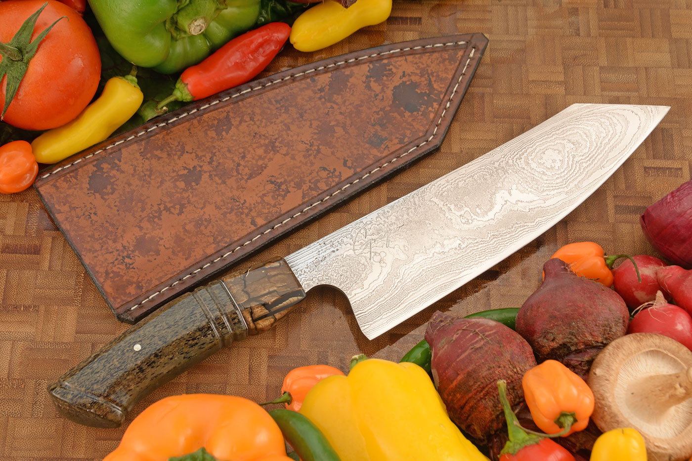 Damascus Chef's Knife (8