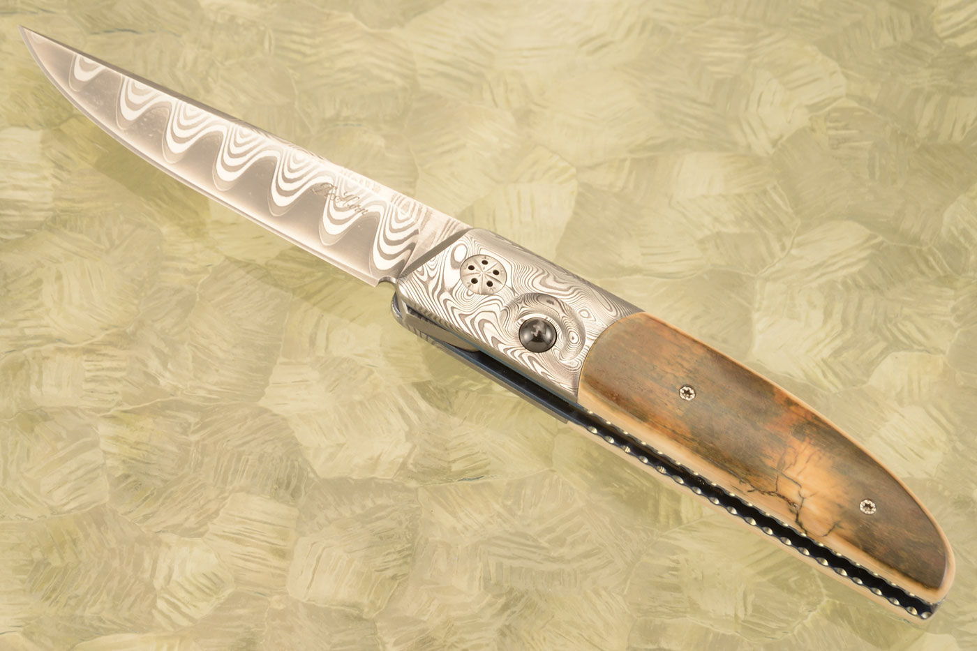 Small Ball Release Folder with Mammoth Ivory and Damacore San Mai
