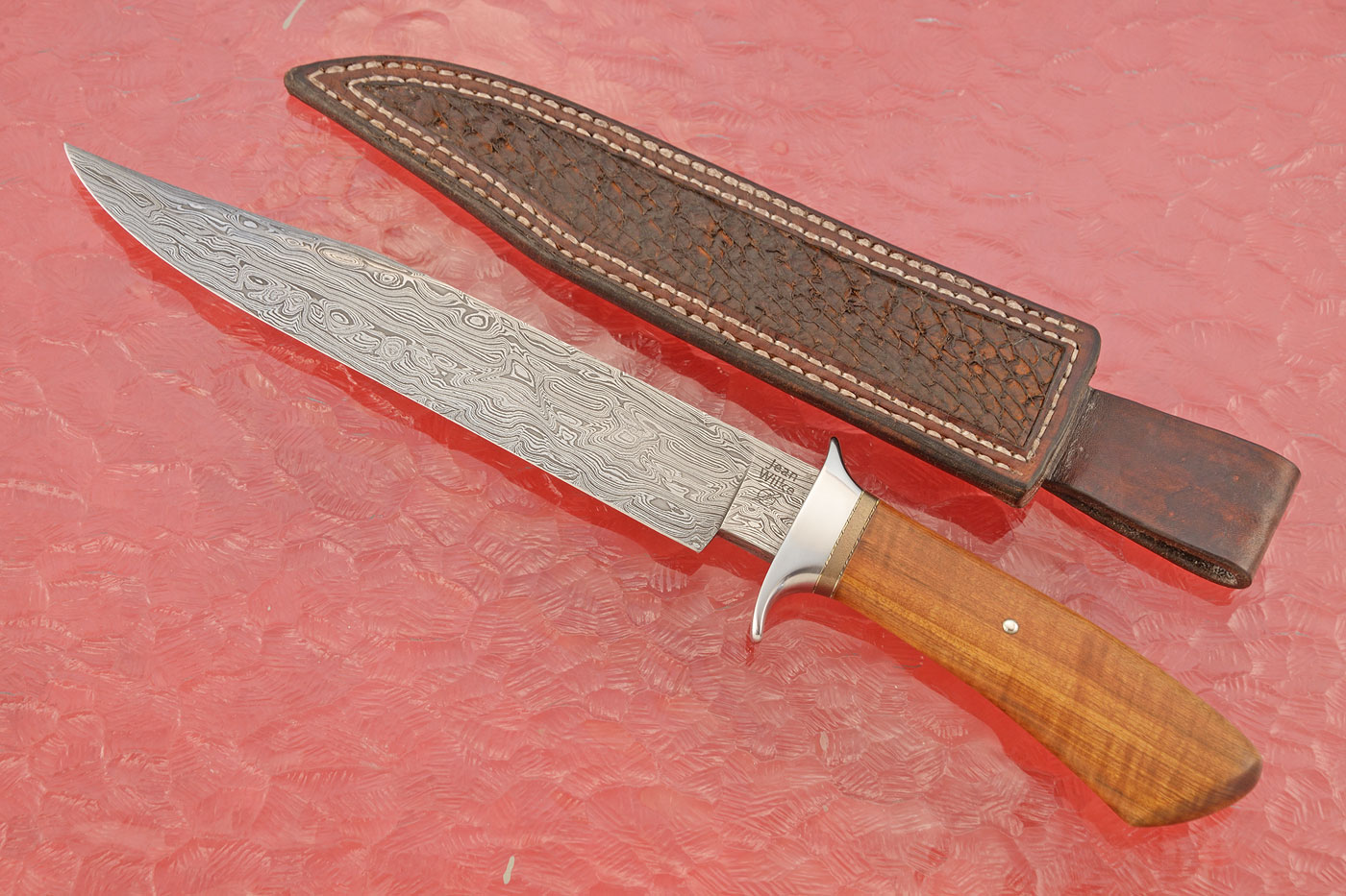 Damascus Bowie with Sneezewood