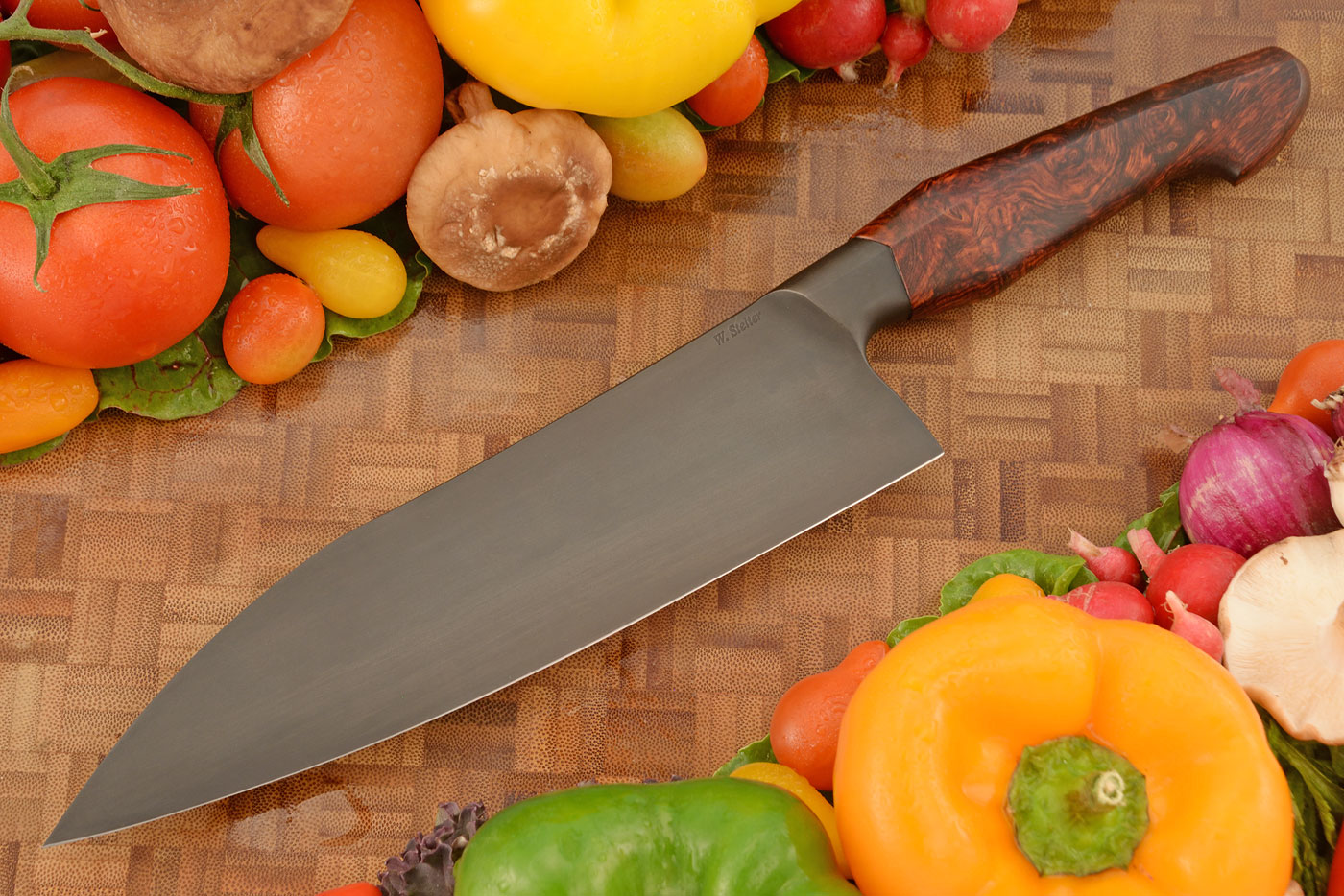Integral Chef Knife (8 in.) with Siamese Rosewood