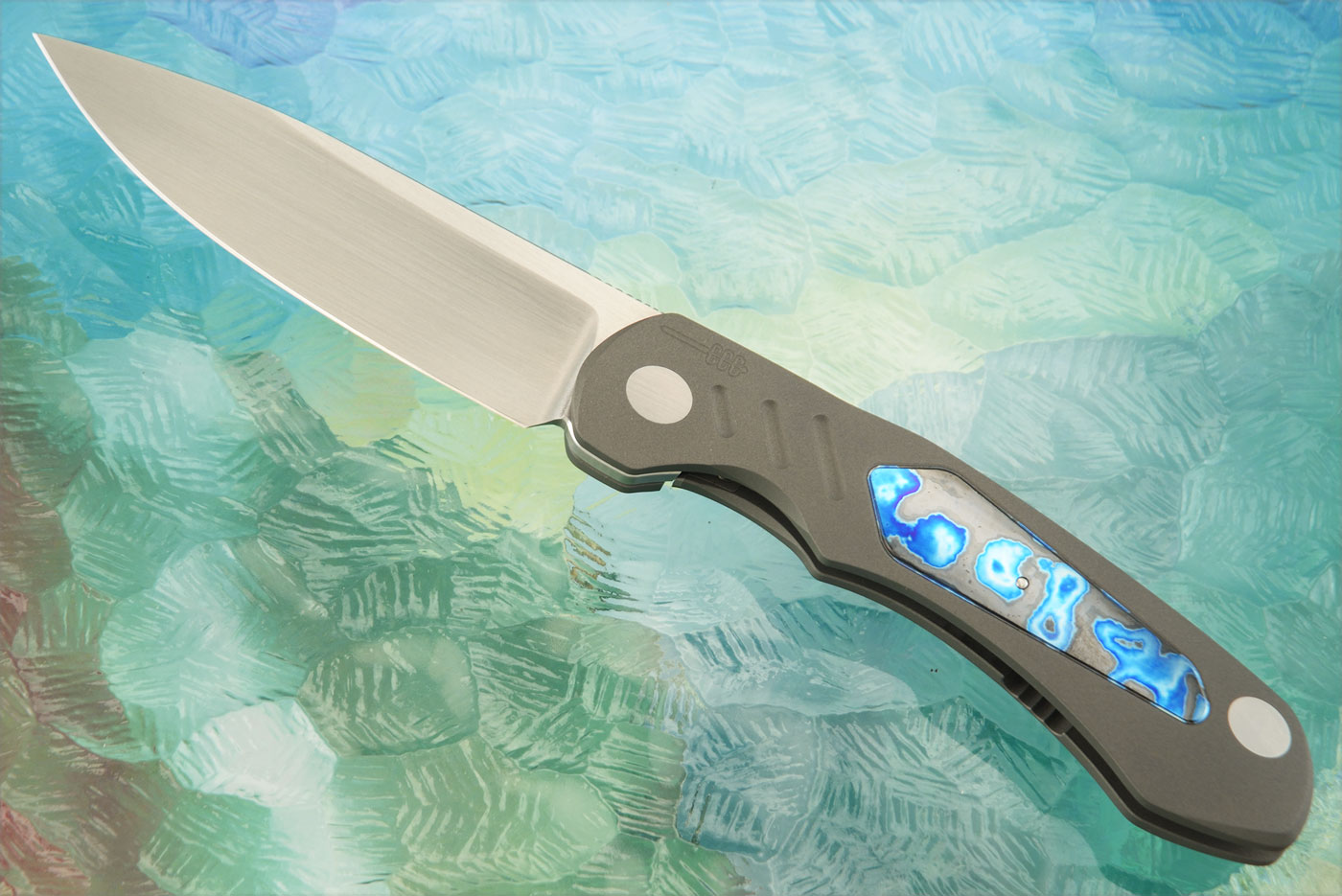 Viper DP Front Flipper with Black Timascus - M390