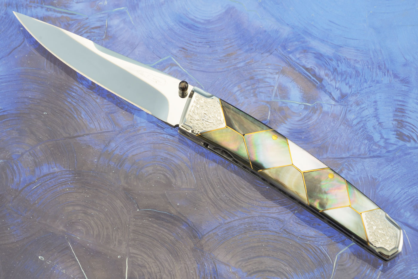 Folder with Blacklip Mother of Pearl Inlay - Cowry Y