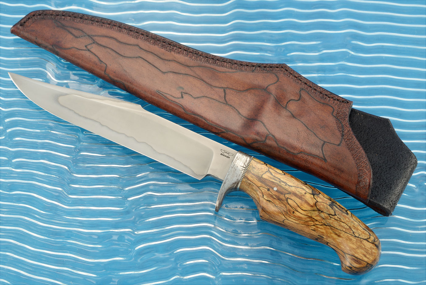 Hamon Fighter with Spalted Birch
