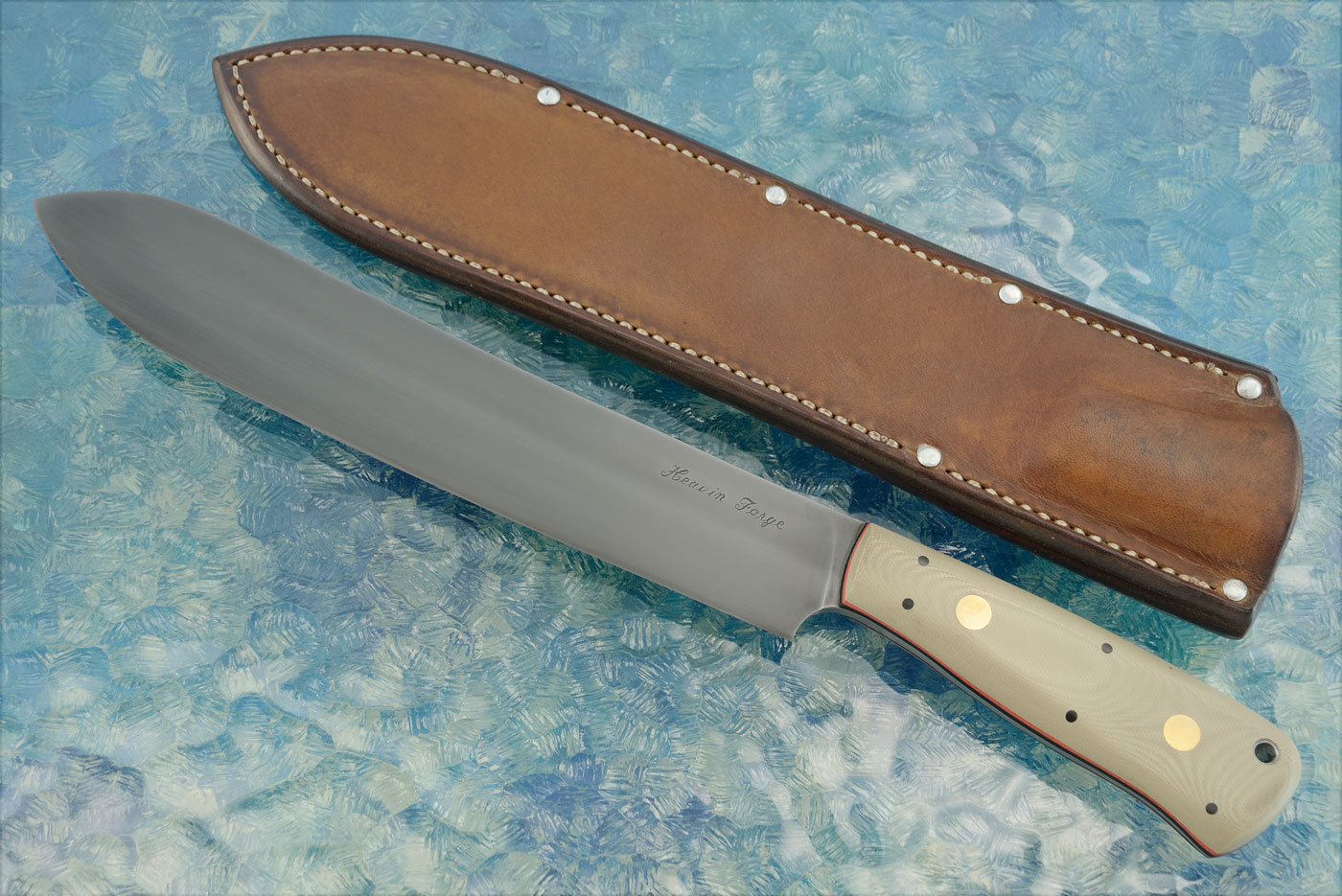 Green River Camp Knife with Tan G10