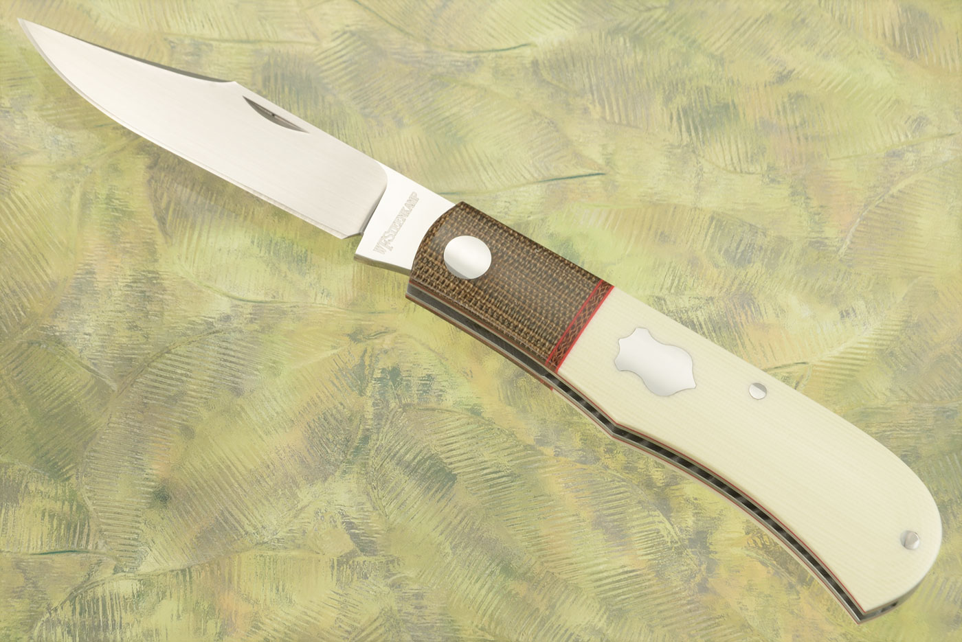 Trapper Slipjoint with Ivory G10 and Micarta - M390