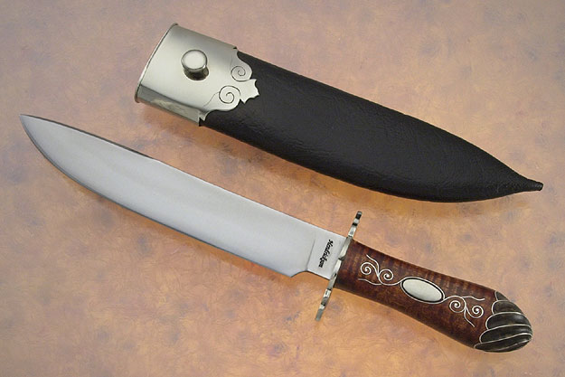 Scalloped Spear Point Bowie