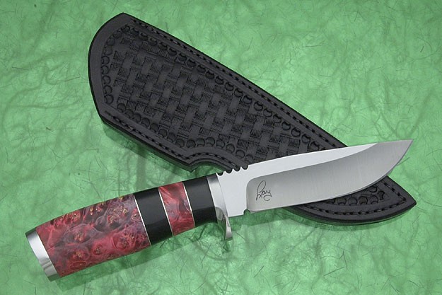 Canadian Hunter with Black/Red Box Elder and Buffalo Horn Spacers