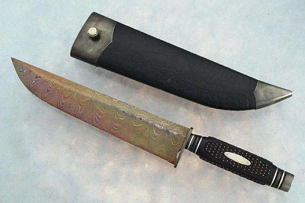 Searles Style Blackwood Bowie  (Mastersmith Test Knife - Winner of the Antique Bowie Assn. Award)