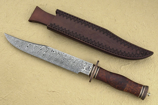Rosewood Bowie (Mastersmith Test Knife)