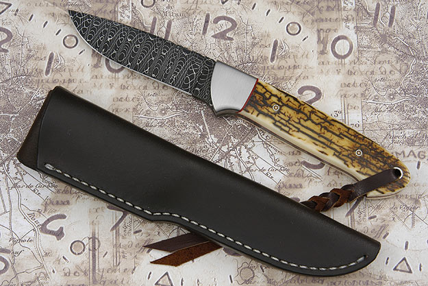 Whitetail Hunter with Damascus and Mammoth Ivory