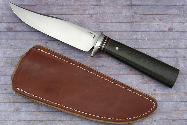 Model 1:  Clip Point Hunter with Micarta
