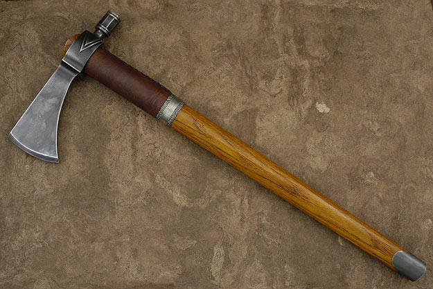 Octagon Barrel Poll Tomahawk with Hickory