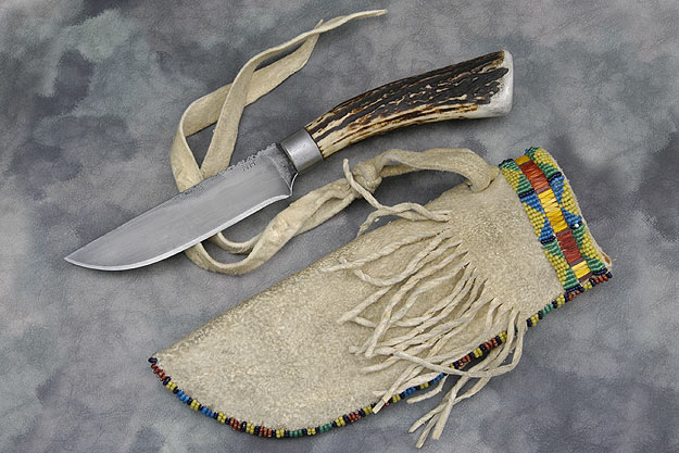 Iron and Elk Indian Knife