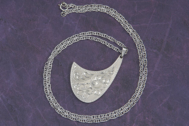 Western Outback Silver Pendant