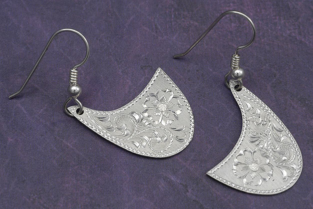 Western Outback Silver Earrings