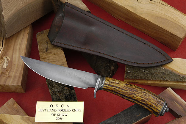 Sambar Hunter<br>Best Hand Forged Knife - OKCA, 2006