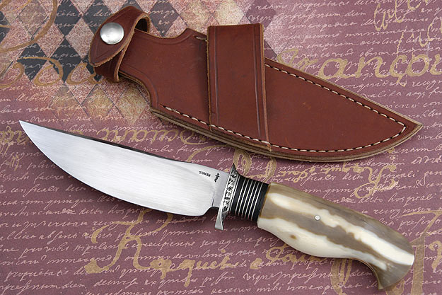 Scagel Style Hunter with Fossil Walrus Ivory (Model 1 )