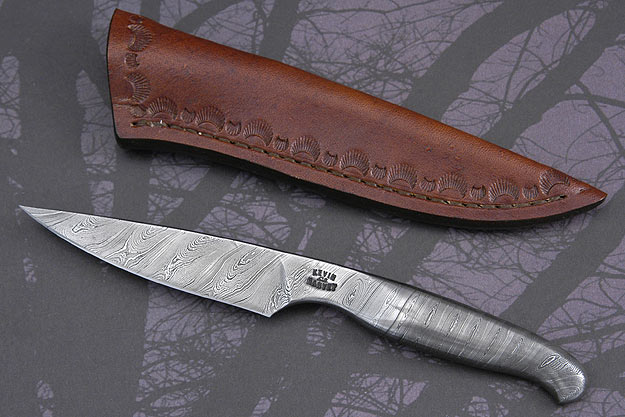 Integral Damascus Knife