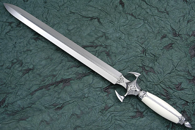 Integral Engraved Short Sword