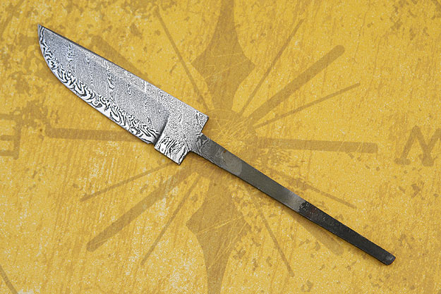 Multi-Bar Damascus Blade (3 1/2