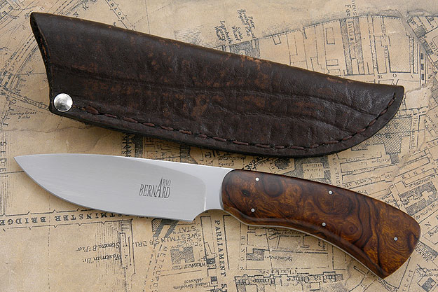 Drop Point Hunter with Ironwood