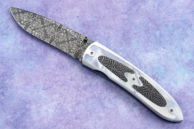 M3 with Mosaic Damascus and Mother of Pearl