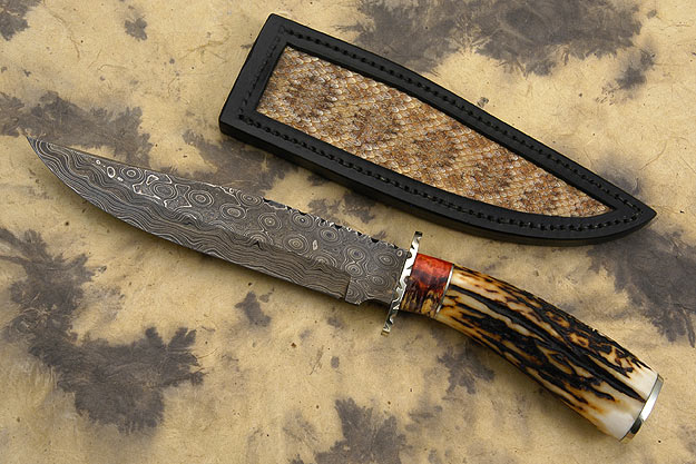Stag Damascus Bowie
