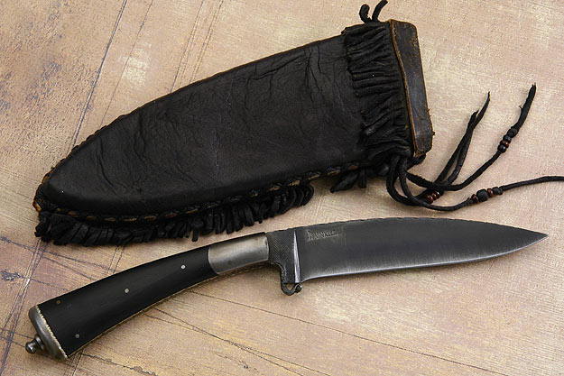 Ebony Belt Knife