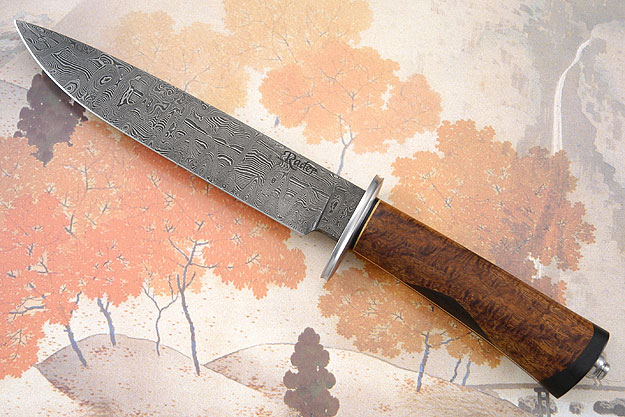 Damascus Gents Bowie (Master Smith Test Knife)