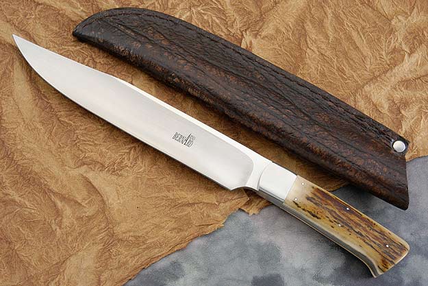 Camp Knife with Mammoth Ivory