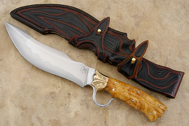 Trigger Guard Fighter with Amboyna Burl