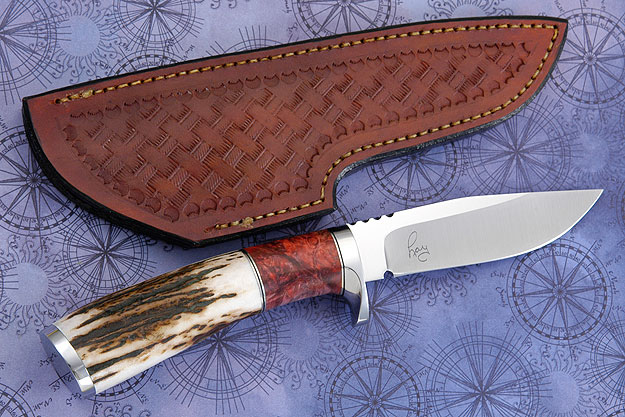 Personal with Elk Antler and Maple Burl