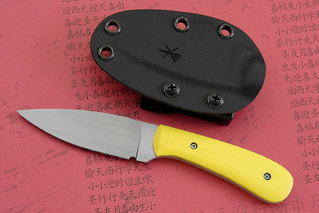 Small Practical EDC with Yellow G10
