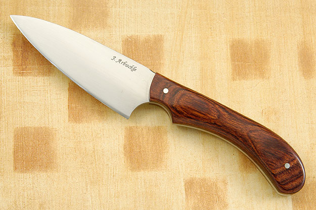 Chef's Utility Knife with Rosewood Dymondwood (4 in)