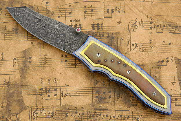 Illusion with Copper and Damascus