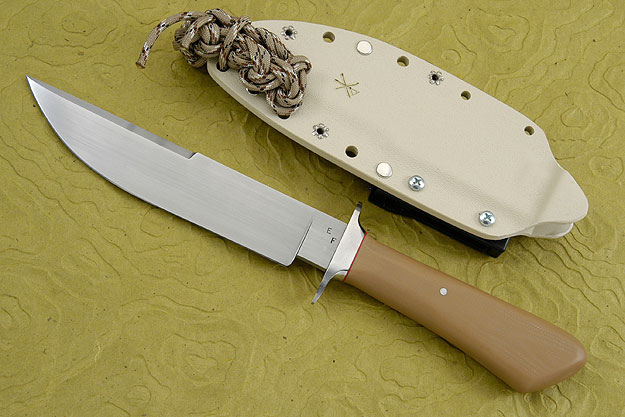 Forged Chute Knife with Coyote Brown G10