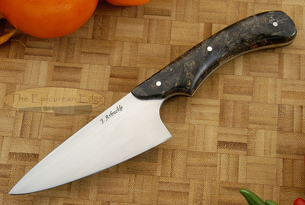 Chef's Knife (4-1/4 in) with Box Elder Burl