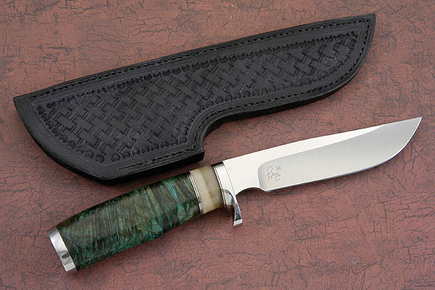 Classic Hunter with Green Box Elder and Sheep Horn