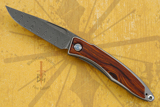 Mnandi with Cocobolo and Laddered Damascus