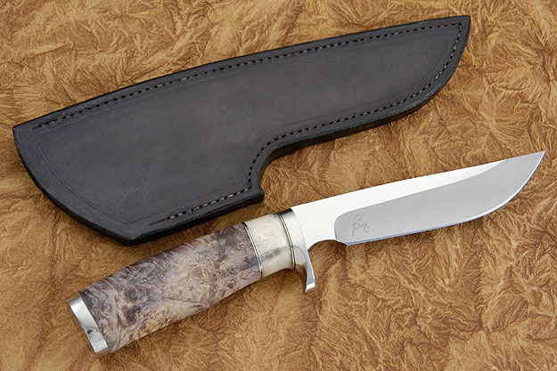 Classic Hunter with Box Elder Burl and Sheep Horn