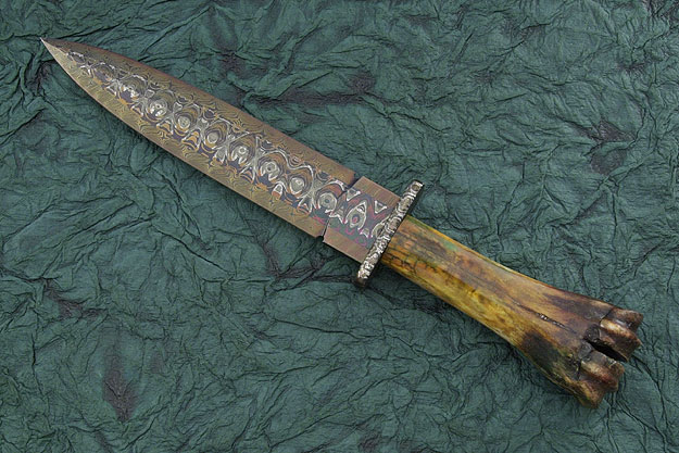Ceremonial Mosaic Damascus Dagger